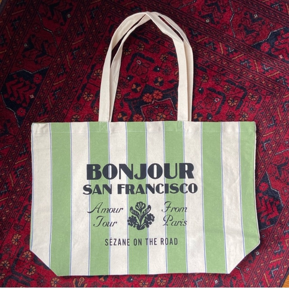 Sezane canvas tote bag